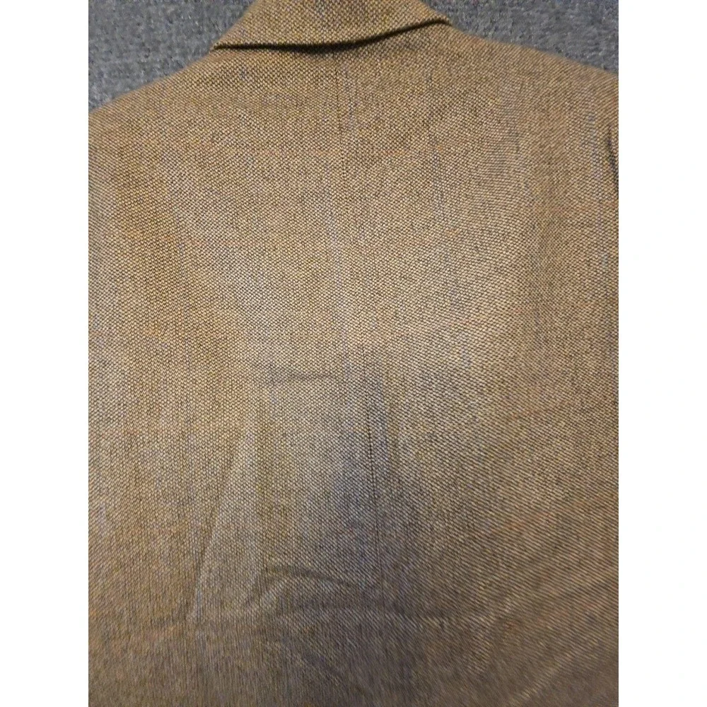 BIOS Le Collezioni Blazer Sport Coat Mens 44 Brown Wool Herringbone Tweed Jacket
